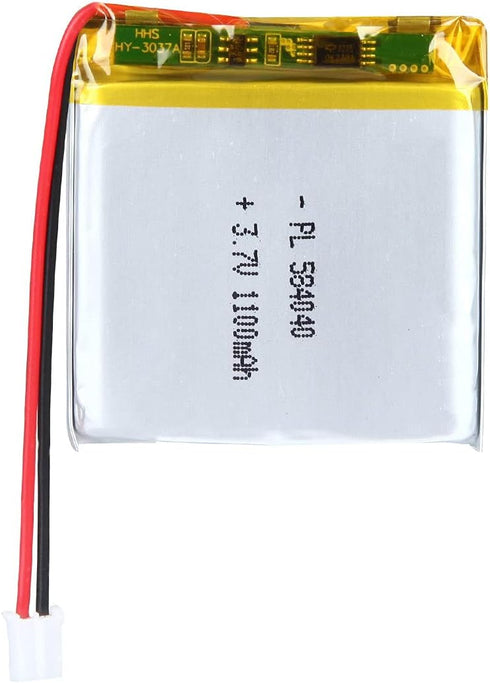 YTKavq 3.7V 1100mAh 584040 Lithium Polymer Ion Battery Rechargeable Lipo Battery with PH