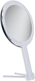 Zadro Acrylic Hand Mirror with 1X - 5X Magnification, 7 Inch Acrylic Finish