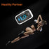 Fingertip Pulse Oximeter Blood Oxygen Saturation Monitor for Heart Rate (Off-White with BLUE)