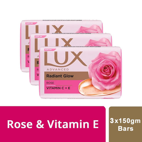 LUX Soft Touch Silk Essence & Rose Water Soap Bar, 5.2 Ounce (Pack of 3)