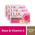 LUX Soft Touch Silk Essence & Rose Water Soap Bar, 5.2 Ounce (Pack of 3)