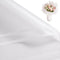 RUSPEPA 20 Sheets Flower Wrapping Paper - White - White Edge Frosted Waterproof Floral Bouquet Packaging for Birthday,