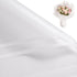 RUSPEPA 20 Sheets Flower Wrapping Paper - White - White Edge Frosted Waterproof Floral Bouquet Packaging for Birthday,