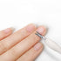 IVON Cuticle Trimmer with Pusher - 3pcs Rubber Tip Cuticle Tool for Nail Art