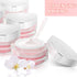 SumDirect Mini Disposable Plastic Cosmetic Spatulas - 100 Pcs Frosted Clear Skincare Makeup Mask Spatula