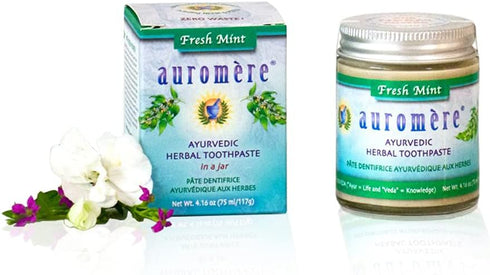 Auromere Toothpaste Jar, Pack of 1, 4.16 oz