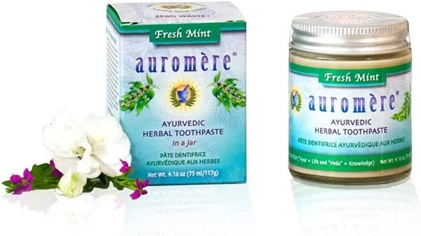 Auromere Toothpaste Jar, Pack of 1, 4.16 oz