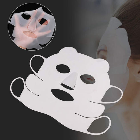 Reusable Silicone Face Cover, Ear-Hook Design, Prevent Serum Evaporation, Salon Beauty Tool