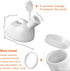 Urinals for Men, 2000 ml/66 oz Portable Male Urinal, Urine Collection Container for Adults, Large Plastic Pee Holder