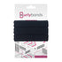 Large Hair Ties for Thick, Heavy or Curly Hair - Non-Slip, Non-Damage Seamless Ponytail Scrunchies, Black, 3 Pcs