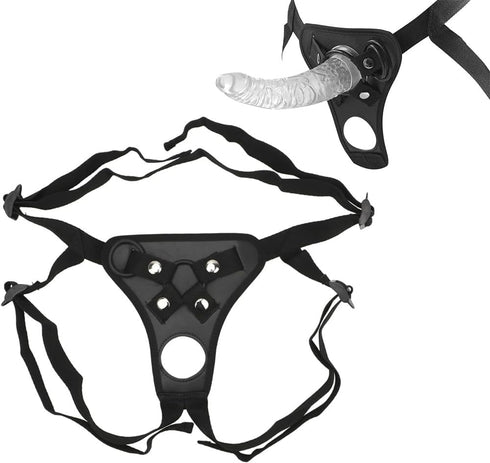 Pfylinqo Strap On Adjustable Dildo Harness Adult Sex Toys for Women Men, Adult