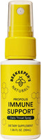 Propolis Throat Spray by Beekeeper's Naturals, Natural Immune Support & Sore Throat Relief, 1.06 oz