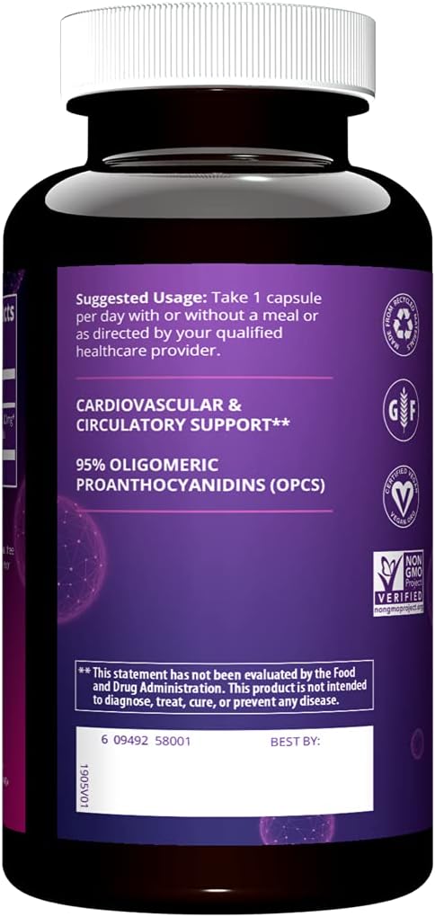 MRM Nutrition Grape Seed Extract | Antioxidants, Anti-aging, Gluten Free & Vegan, 100 Servings