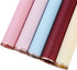 Pure Color Gold Edge Flower Wrapping Paper, 20 Sheets Waterproof 23x23Inch for Valentine's Day DIY Crafts