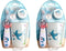 Lily's Home Kids Flashing Timer Toothbrush, Soft Bristles, Light-Up Brushing for Children, Set of 2