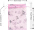 QIANHAILIZZ 5 x 7 Inch 100 Pink Butterfly Organza Jewelry Gift Pouch Candy Pouches Drawstring Wedding Favor Bags