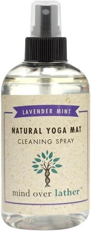 Mind Over Lather 100% Natural Yoga Mat Cleaning Spray 8oz | Works with All Mats
