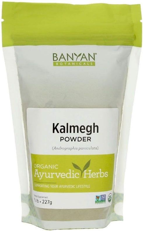 Banyan Botanicals Organic Kalmegh Powder, 1/2 lb, Bitter Herb for Immune Health
