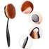 Yoseng Oval Foundation Brush, Large Toothbrush Makeup Brush for Fast Flawless Application of Liquid Cream Powder