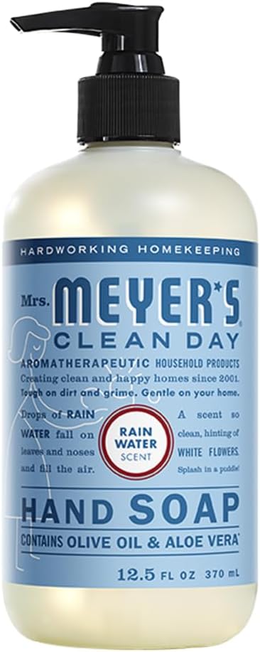 Set, 3 Mrs. MEYER'S CLEAN DAY Kitchen Dish Soap, Hand Soap, Multi-Surface Cleaner, CT (Rain Water)