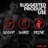 Insane Labz Insane Veinz Non Stimulant NO Enhancing Powder, Nitric Oxide Booster with Agmatine Sulfate, 35 Servings