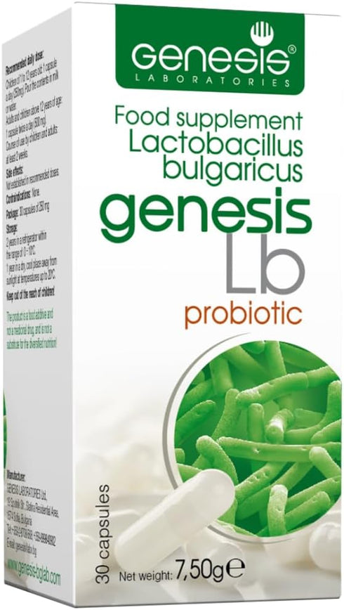 Probiotic Lactobacillus Supplement 30 Capsules with Lactobacillus Bulgaricus 250 mg Probiotic Digestive Immune Support Gut Health Probiotics for Digestive Health Anti Bloating