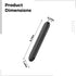 Tressify 10 300 Wireless Pillow Speaker, Bone Conduction Sleep Bar, White Noise Aid, Hrs Music, Hrs Standby, Black