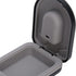 Hearing Aid Travel Case, Behind-the-Ear Accessories, Waterproof Drop Resistance Storage Box, Black (2.6 x 2 x 1in)