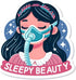 Sleep Apnea Awareness Sticker, Vinyl Decal for Car, Laptop, Wall, Window, 8pcs/Set, White