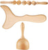 Set Wooden Body Massage Tools - Manual Kit for Muscle Relief