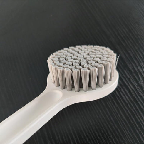Body Brush with Soft and Stiff Bristles, Shower Bath Brush Long Handle Gentle Back Skin Scrubber Exfoliate Massage