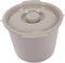 Baluue Lightweight Portable Potty for Elderly Plastic Urinal Non-Slip Base Bedridden Home