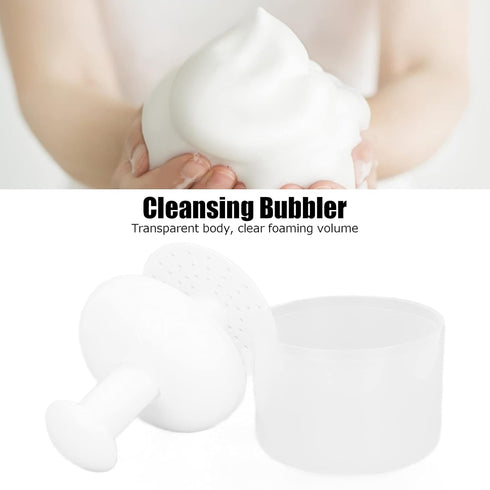 Face Foam Maker, Rich Cream Foamer Skincare Tools, Portable Plastic Whip Bubble Maker for Facial Cleansing