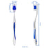 100 Pack Standard Classic Medium Soft Toothbrush - Bulk Individually Wrapped