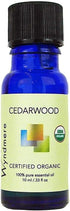 Wyndmere Cedarwood Essential Oil - Certified Organic, 100% Pure Therapeutic Quality, 10ml Made in USA