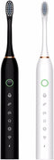 WSYKC Electric Toothbrush Combination, USB Rechargeable Sonic Toothbrush, 2 Electric Toothbrushes, 8 Replacement