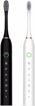 WSYKC Electric Toothbrush Combination, USB Rechargeable Sonic Toothbrush, 2 Electric Toothbrushes, 8 Replacement