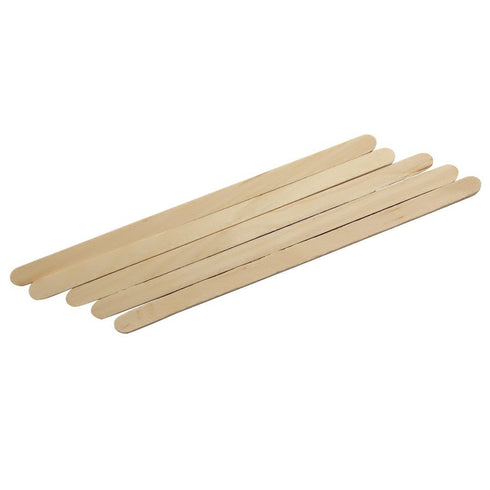 SelfTek 100 Pcs Wooden Wax Applicator Spatulas for Hair Removal and Smooth Skin