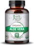 Just Jaivik Organic Aloe Vera Tablets - A Dietary Supplement - 750 mg (Pack 90 Organic Tablets) | for All Wellness and Rejuvenation