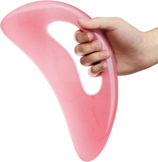 AICNLY Large Gua Sha Massage Tool - Lymphatic Drainage Massager for Body Sculpting and Anti Cellulite
