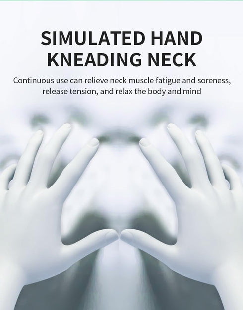 Masadoras Multi-Mode Neck Massager with Gentle Heat U-Shaped Memory Foam Portable Neck Relaxation Device, Wireless