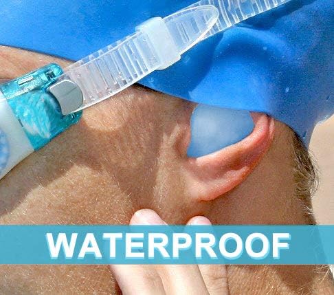Ear Plugs for Sleeping, Reusable Silicone Moldable Noise Cancelling Earplugs for Swimming, Snoring