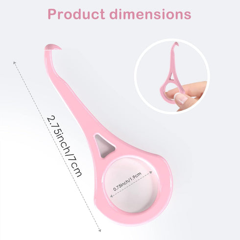 ARGOMAX Aligner Removal Tool, 2 Retainer Remover Tools for Braces, Trays, Retainers, Dentures (Pink)