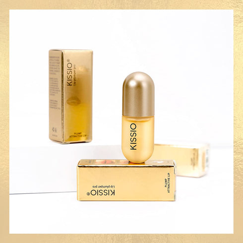 KISSIO Lip Plumper, Plant Extracts Plumping Lip Serum, Moisturizing Gloss for Fuller Lips, 5.5ml, Clear