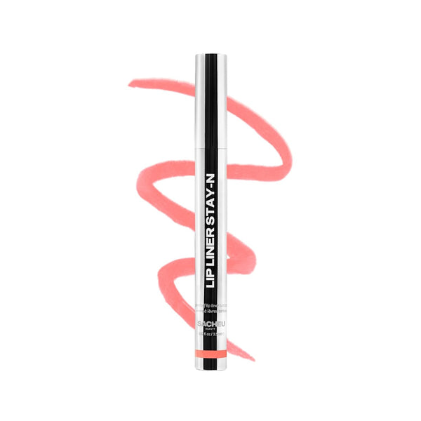 Sacheu Lip Liner Stay-N, Peel Off Lip Liner Tattoo, Long Lasting Lip Stain, Infused with Hyaluronic Acid & Vitamin E