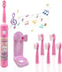 OJV 8620 Musical Electric Toothbrush for Kids, 3 Modes, 2 Min Timer, Rechargeable Sonic Music Toothbrush