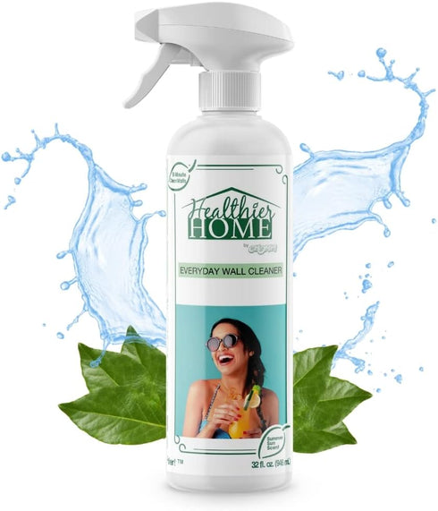 CHOMP! Painted Wall Cleaner Spray - 32 Oz (Summer Sun Scent), 4-in-1 Multipurpose, Ceiling and Baseboard Cleaning