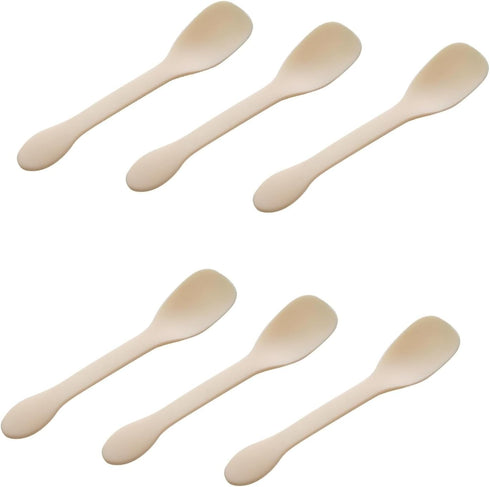 Hokeding 100PCS Tasting Spoons Ice Cream Dessert Taster Spoons Plastic Mini Spoons Disposable