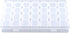 Adjustable 28 Slots Clear Plastic Medicine Pill Jewelry Organizer Storage Box Container,Bead Organizer Craft Organizer Box Pill Organizer Suitable for Pills,Earrings