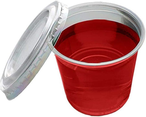Party Essentials N201312 Squeezable Plastic Gelatin/Jello Shot Glasses, 25 Sets, 2 oz. Clear